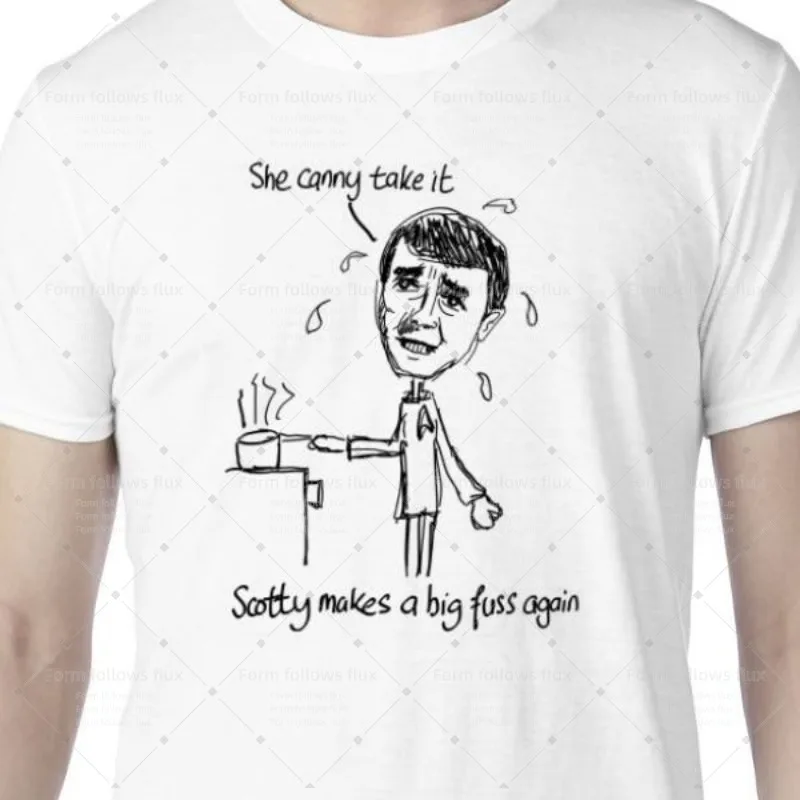 

2026 men T-Shirt Hoodie Scotty – Star Trek SciFi Hand Drawn Comic style Unisex S-6XL Plus Size Friendly
