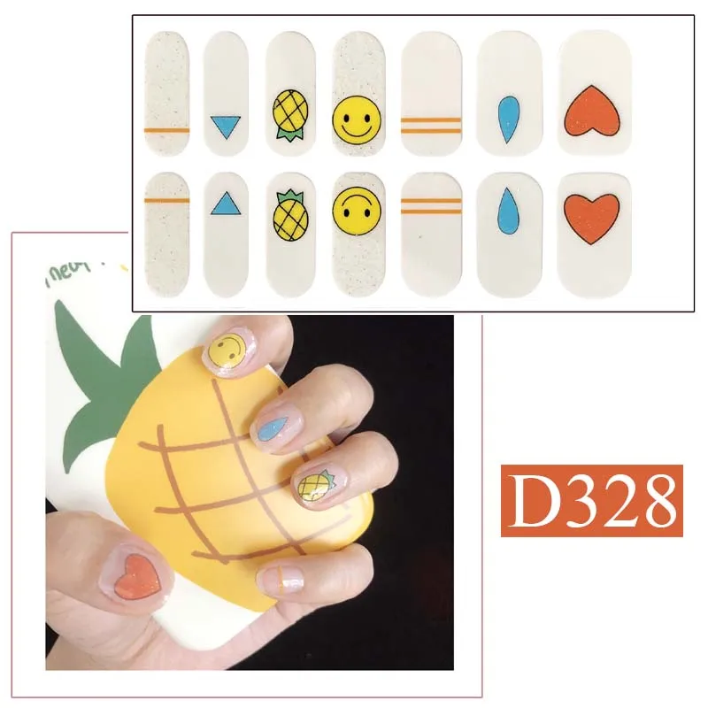 Cute smiley face Nail Stickers for Nail Suitable for Day and Night Nail Art Stickers for Women D328