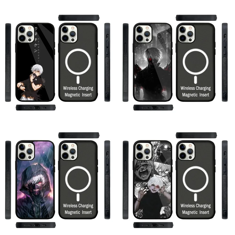 

Tokyo Ghoul Kaneki Ken Anime Phone Case Strong Magnetic For IPhone15,14,13,Pro,Max,Plus,11,12,Mini For Magsafe Wireless Charging