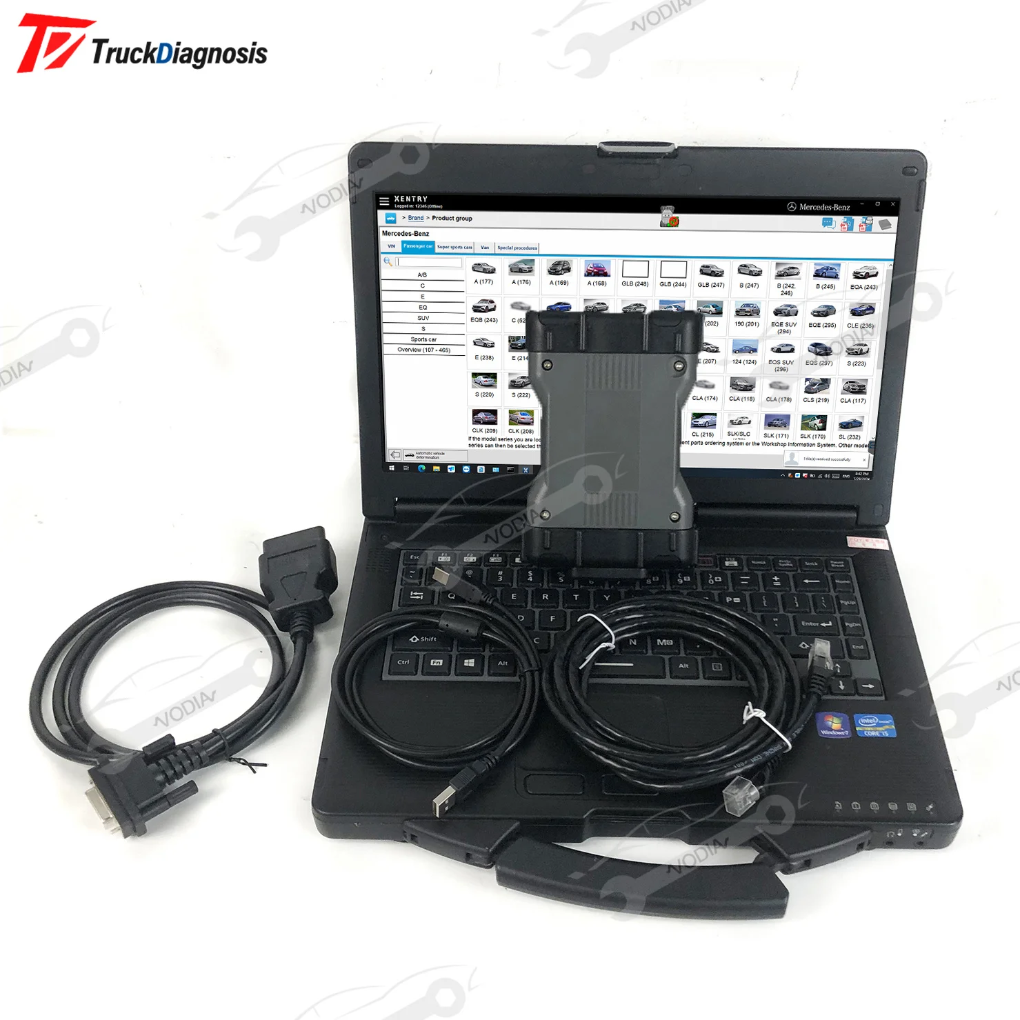 

cf53Laptop + мультиплексор MB STAR C6 для SD Connect C6 PK C4 C5 Xentry Das Wis Epc DOIP для диагностического сканера автомобиля и грузовика