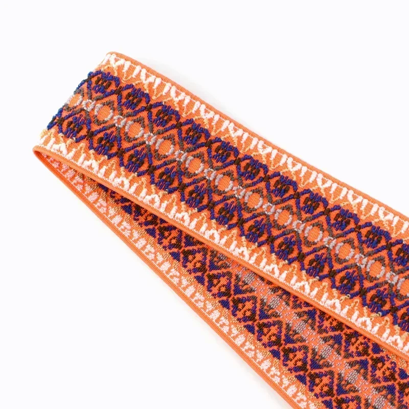 2/3/5M 50mm Farbige Jacquard Elastische Band Band Kleidung Rock Hose Taille Gürtel Bindung gummibänder DIY Nähen Zubehör