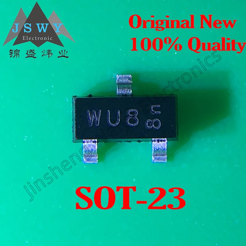 20PCS PBSS8110T PBSS9110T PBSS5160T Silkscreen WU8 WU7 WU6 SMD crystal transistor SOT23-3 100% brand new stock Free shipping