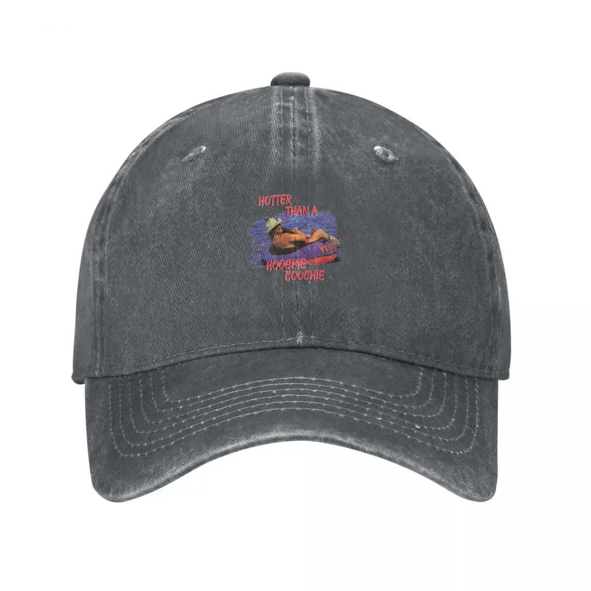 

Hotter Than A Hoochie Coochie Of July Tee Humorous Alan Jackson Baseball Cap Sun Cap summer hat funny hat Mens Hats Women's