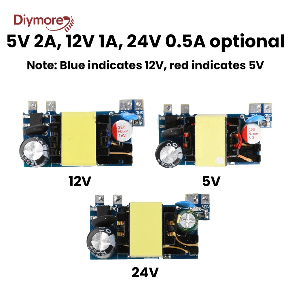 5V 12V 24V Isolated Switching Power Module AC-DC Step-Down Module 220V 110V Witching Power Supply Modules
