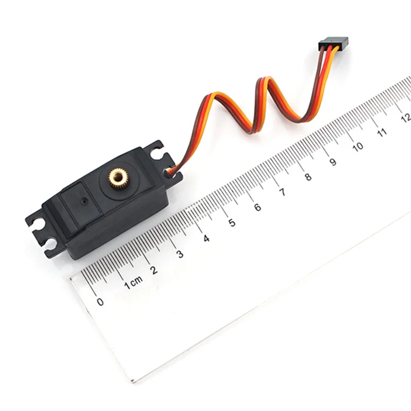 2X ثلاثة أسلاك فرش ميتال جير سيرفو ل Wltoys 12428 12423 12427 12429 1/12 RC ترقية أجزاء السيارة الملحقات