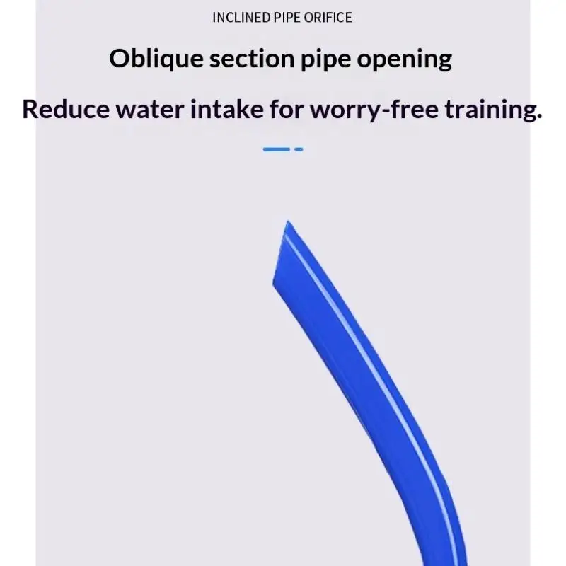 Schwimmschnorchel, vorne montierter Atemschlauch, Einweg-Spülventil für Erwachsene, Schwimmtraining, Freitauchen – Detail 6