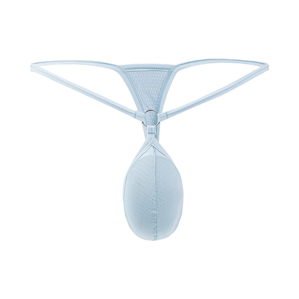 1pc Mutandine da uomo sexy Elastico a vita bassa G-string Slip Intimo Mesh traspirante T-Back Perizoma Mutande