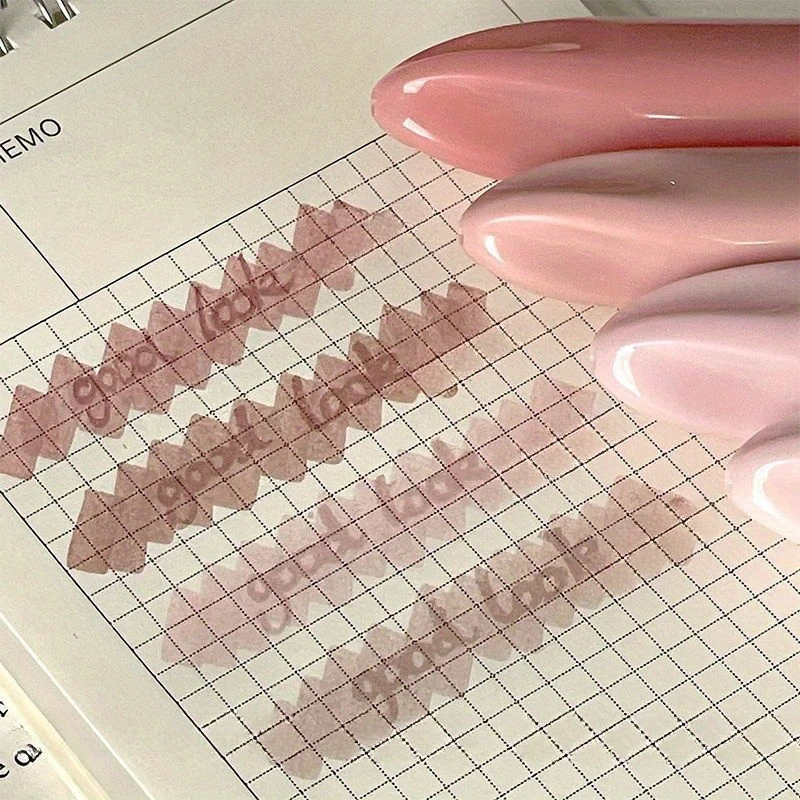 Ensemble de surligneurs Pastel 4 pièces, stylos surligneurs mignons à pointe biseautée pour journal à puces, prise de notes, fournitures scolaires et de bureau