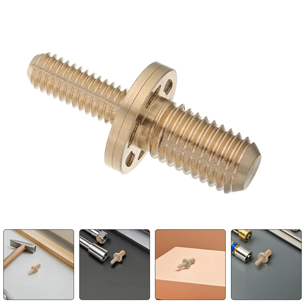 

2 шт., винты для соединения бильярдного кия, латунная конструкция, противоскользящая конструкция, расширенная ручка, совместимость, прецизионная конструкция