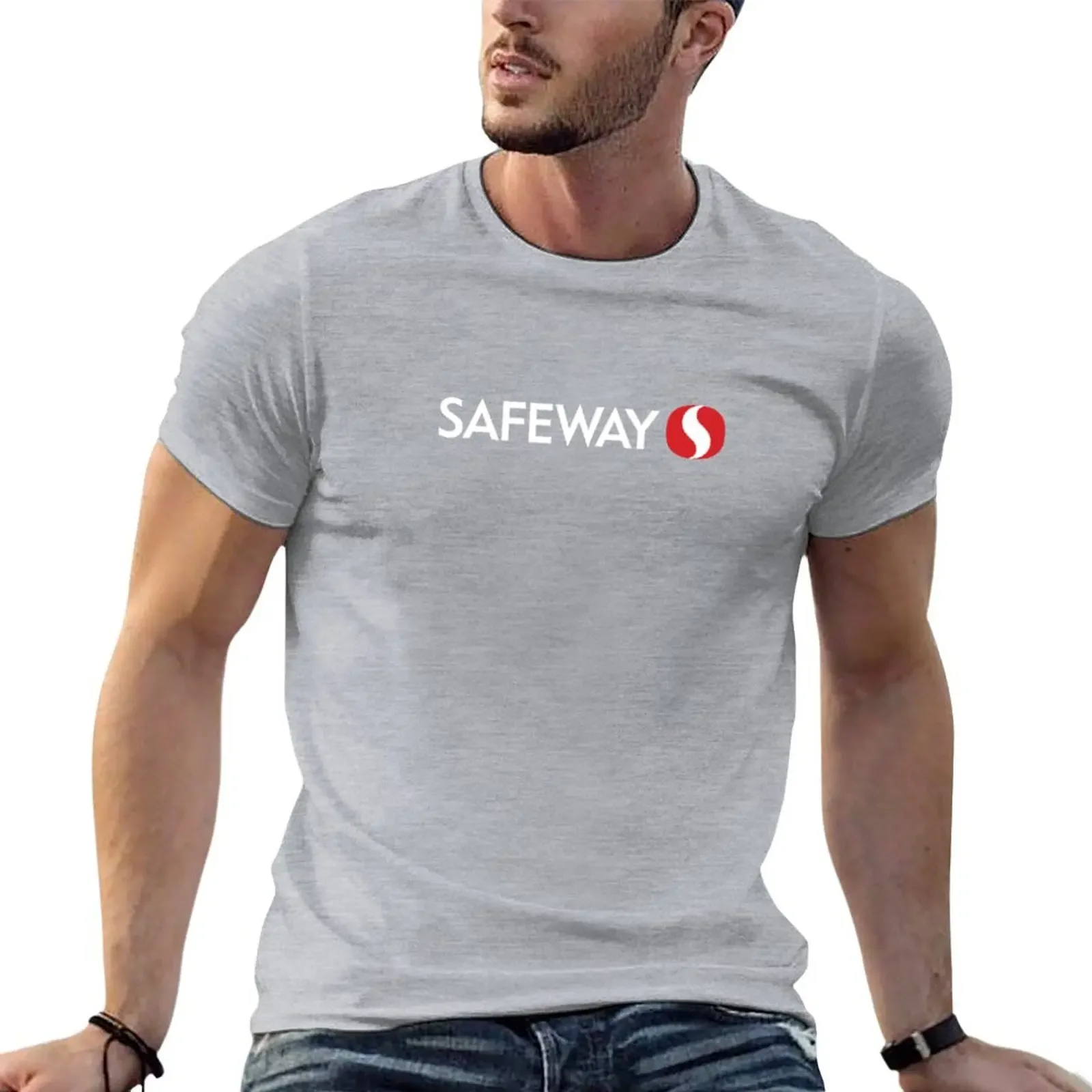 

Best Selling - Safeway Merchandise T-shirt tops summer top T-shirts for men cotton