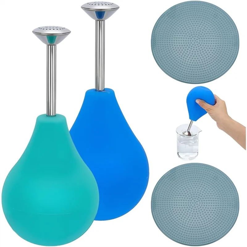 

Hot Trend-Wet Felting Tool Set- 4 Pieces Includes 2 Green Tools& 2 Ball Brause-Sprinkle Sprayers For Needle-Felting Projects