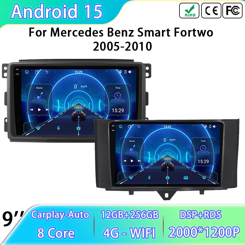 android-auto-pour-mercedes-benz-smart-fortwo-2005-2010-voiture-lecteur-video-multimedia-radio-stereo-gps-navigation-unite-principale-no-2din