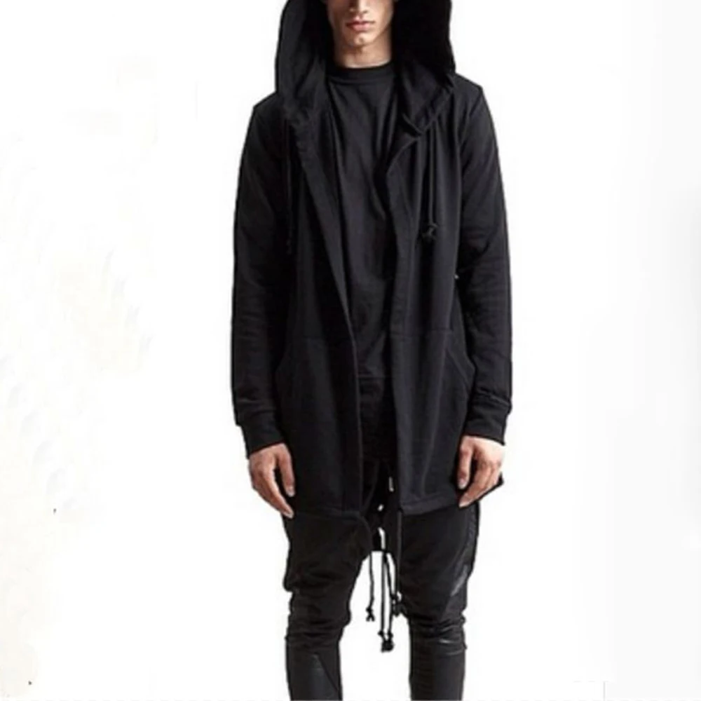 

Мужская толстовка с асимметричной молнией XS-5XL, весенняя, для ночных клубов, уличная мода, для диджеев, сценическая, молодежная, однотонная, мужская одежда, новинка 2026 года