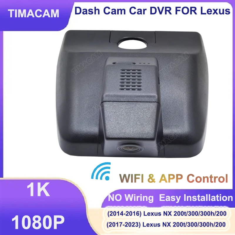 TIMACAM 1K 1080P Wifi Dash Cam Car DVR for Lexus NX AZ10 for Lexus nx200t nx300 for Lexus nx300h nx200 2017 2018 2019 2020 2021