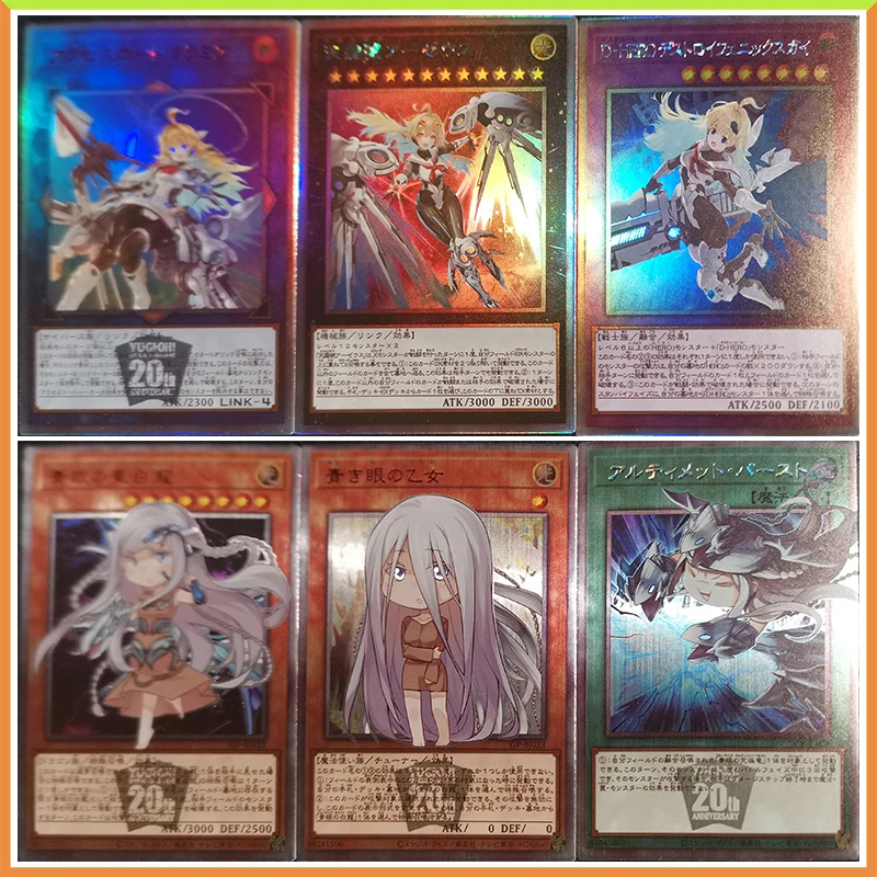 

Anime Manga Yu-Gi-Oh DIY ACG Tabletop Games Cards Miho Nosaka Toys for boys Versus Collectible Cards Christmas Birthday Gifts