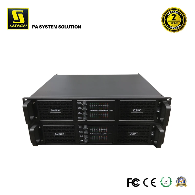 D20K FP20000 Class D Professional Power Amplifier for Subwoofer