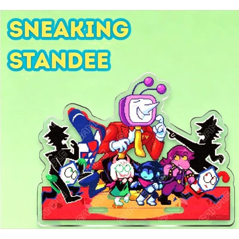 

TV Time Sneaking Standee Spamton Swatch Ralsei Kris Susie Lancer Original Acrylic Handmade Cute Cartoon Anime Pendant Toy Gift