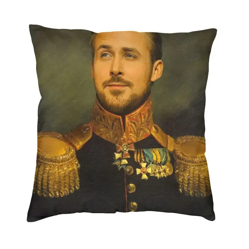 Fashion Canadian Actor Ryan Gosling Throw Pillow Cover Home Decorative Custom Square Cushion Cover 45x45 Pillowcover for Sofa