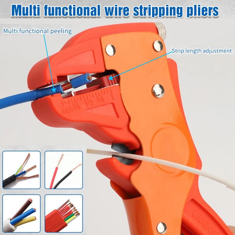 Spellafili automatico 2 in 1 Spellafili Quickstriper Spellafili autoregolante Spellafili multifunzionale Crimpatrice per cavi