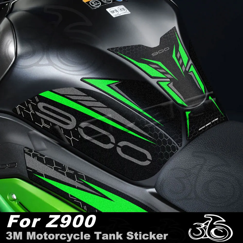 

Для Z900 z 900 2025 3 м наклейка на бак мотоцикла, противоскользящая наколенница, защитные наклейки, аксессуары, водонепроницаемые