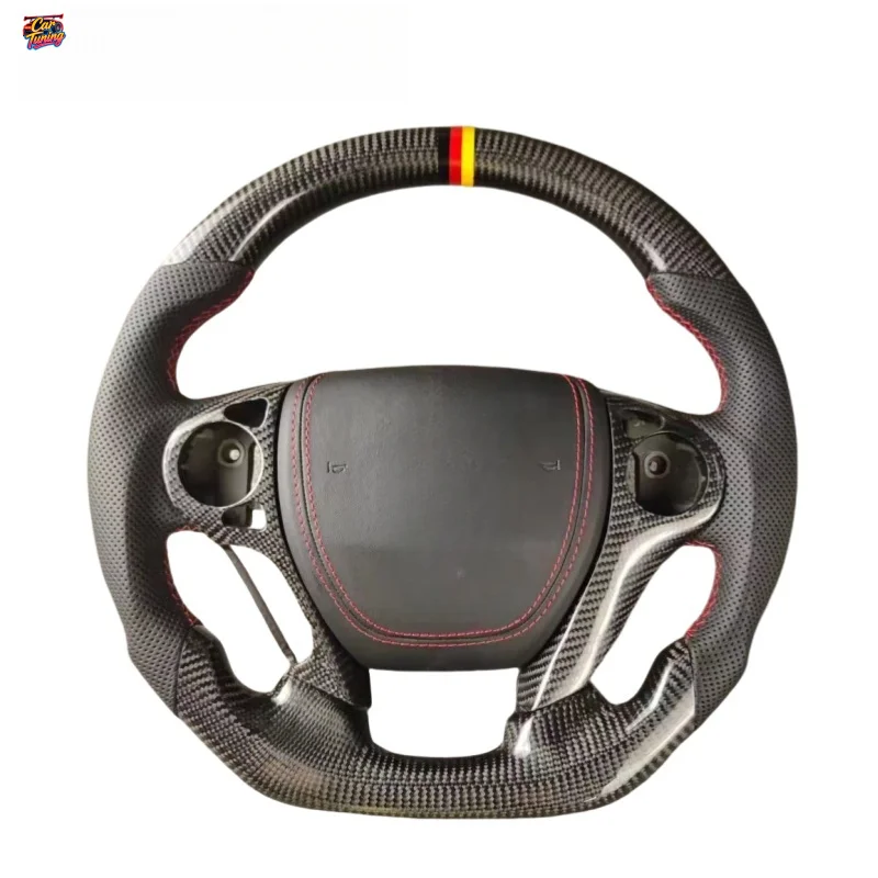 For Honda's 9th Generation Accord Odyssey Elysion Flat Bottomed Carbon Fiber Steering Wheel Modification and Upgrade