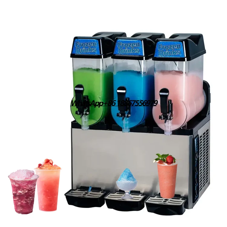 

Factory Wholesale Cheap Slush Machine Spare Parts Slush Making Machine Big Capacity Ice Cream and Slush Machine Truck