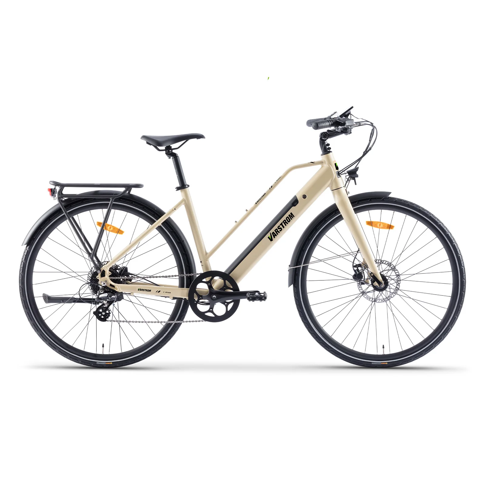 [EU Direct] Varstrom City Elektrische fiets 250W 25 km/u 28 inch 700C raceband, 36V 10AH uitneembare batterij 65 km max. bereik Commuter Ebike