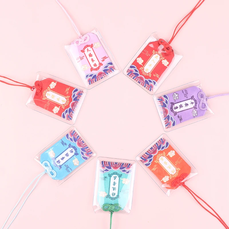 1 Pc Omamori Charm for Good Luck Traditional Amulet Talisman Churinga Periapt Keychain Women Car Bag Pendent
