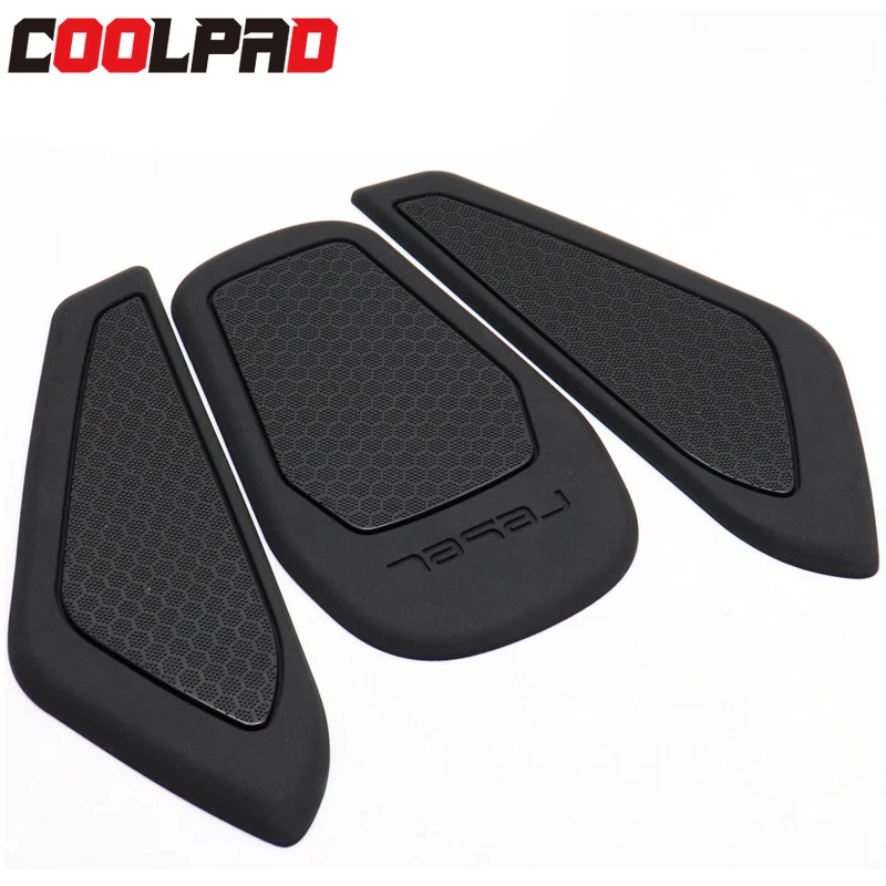 Motorcycle Accessories Fuel Tank Pad Sticker For Honda Rebel CM300 CM500 REBEL CM 500 CMX 300 CMX500 CMX300 Black Rubber Decals