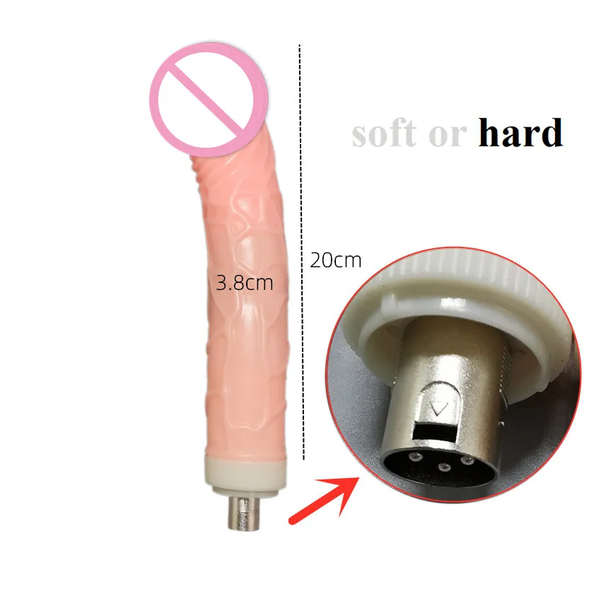 Sex Machine Dildo Bijlagen 3xlr Connector Penis Vrouwelijke Masturbatie Seksspeeltjes Mannen Anale Plug Vrouwen Dildo Pluggen