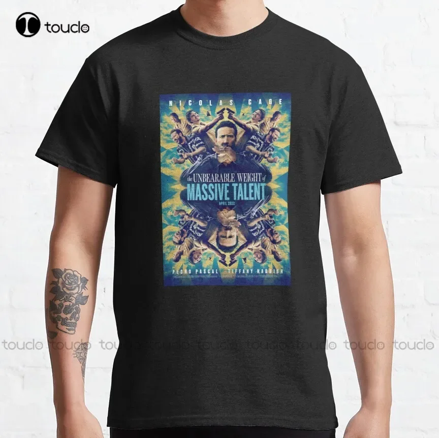 The Unbearable Weight Of Massive Talent Classic T-Shirt Horror Shirt Custom Aldult Teen Unisex Digital Printing Tee Shirts Retro