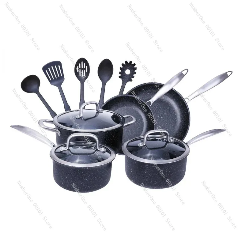 Stainless Steel 13 Piece Set Pot Gifts Multi layer Soup Pot Modern Simplicity Kitchen Accessories Non Stick Cooking Pot Set