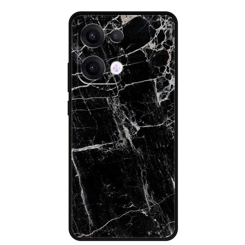 For Oppo Reno 13 Pro Case 13Pro Luxury Black Silicone Soft Phone Case For Oppo Reno 13 5G Back Cover Reno13 Pro Protective Shell