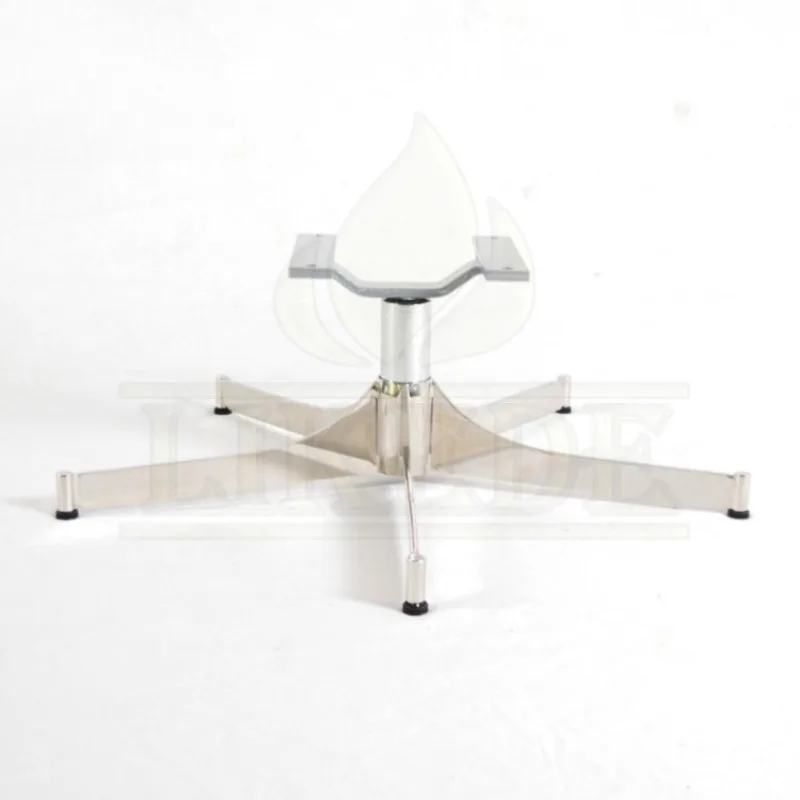 Solid stainless steel five-star legs claw rotating chair base