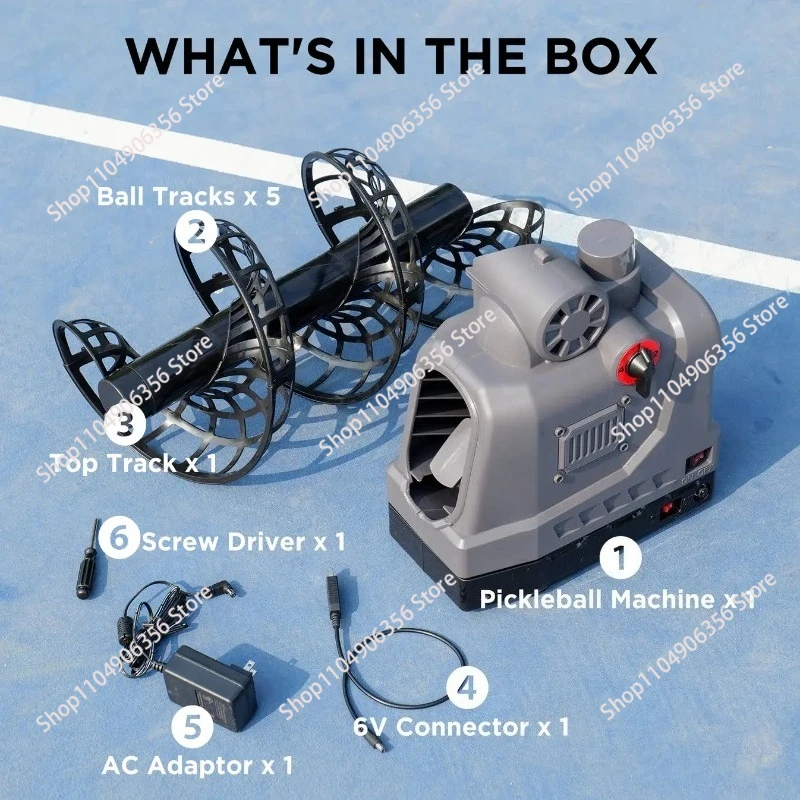 for 681PBH Pickleball Machine with Auto Swing, 3 Angles & 4 Speeds Adjustable, Portable Pickleball Launcher for Beginners