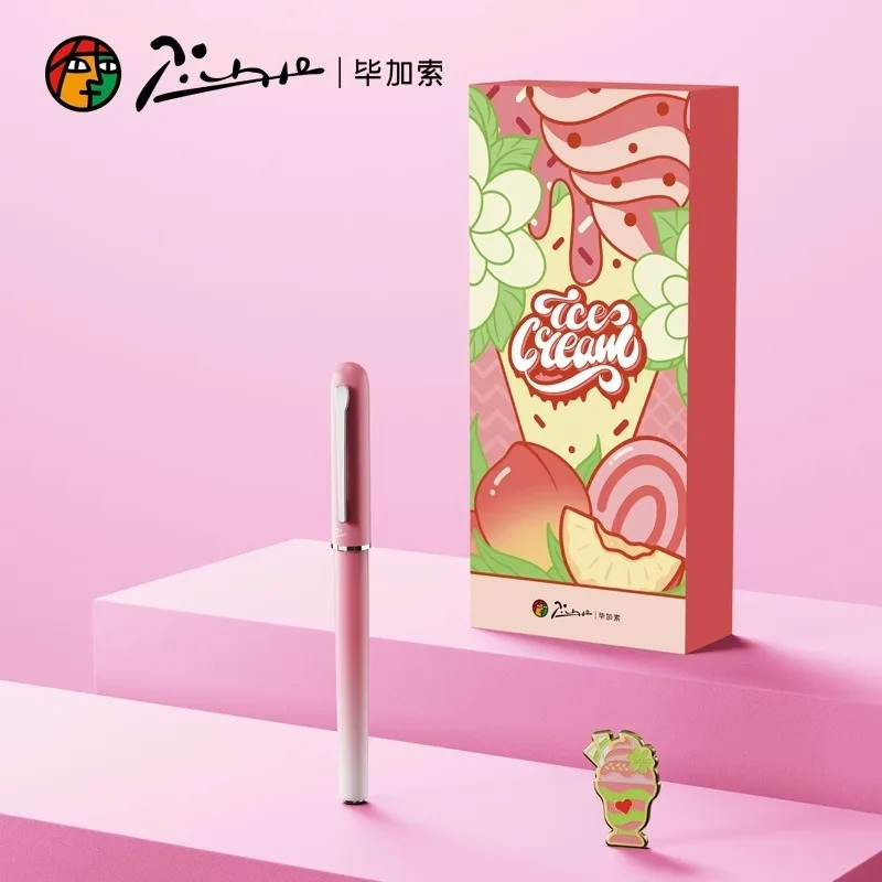 

Ручка-роллер 610 Picasso Ice Cream Color Bead Pen: нейтральная ручка для студентов, для письма, для взрослых, для подписи, подарочная ручка для бизнеса