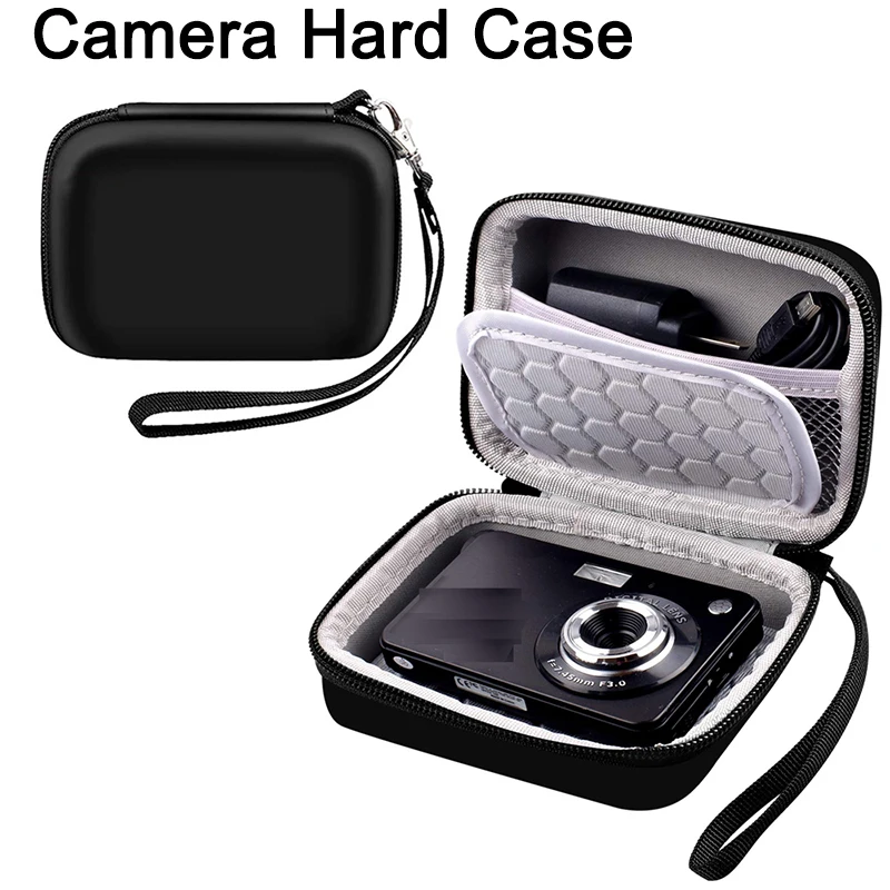 Carrying Camera Bag for Sony DSCW800/DSCW830 /Canon PowerShot ELPH 180/190 /Kodak Pixpro And Other Portable EVA Camera Case