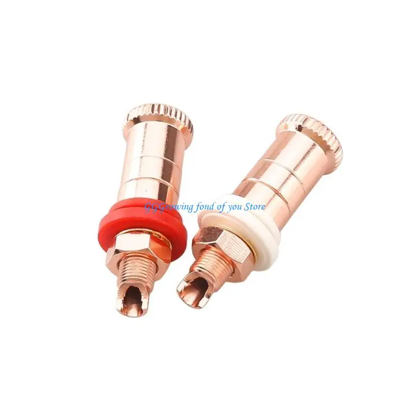 

H9EB Banana Plug Socket Terminal Binding Post 4mm Banana Plugs Connector for Speaker Amplifier Terminal Socket Connector