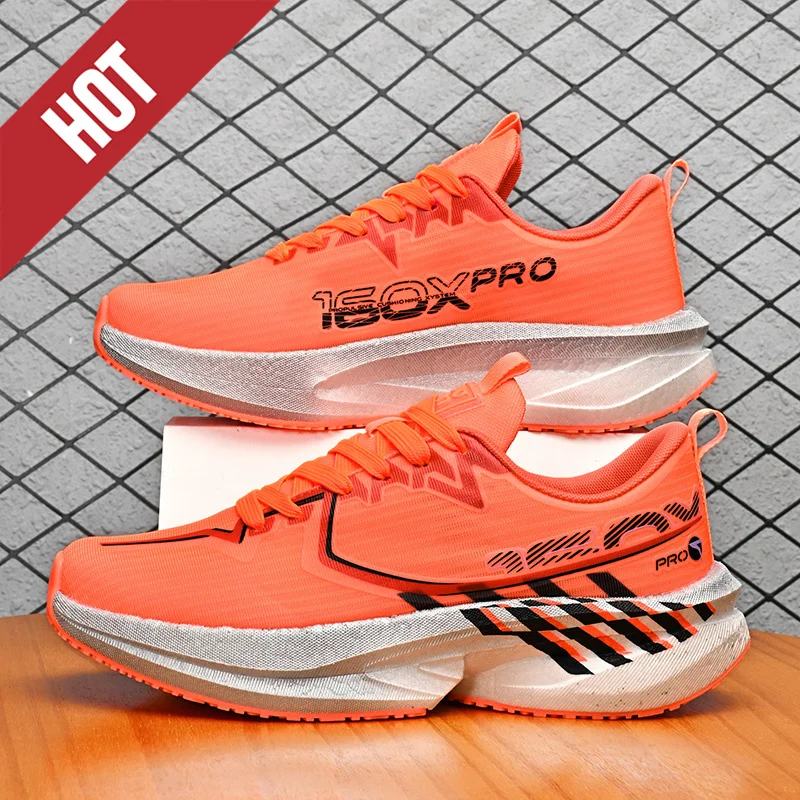 

NEW Running Shoes Carbon Board Speciality Marathon Men Sports Breathable Lightweight Women's Comfortable Athletic Brand Sneakers