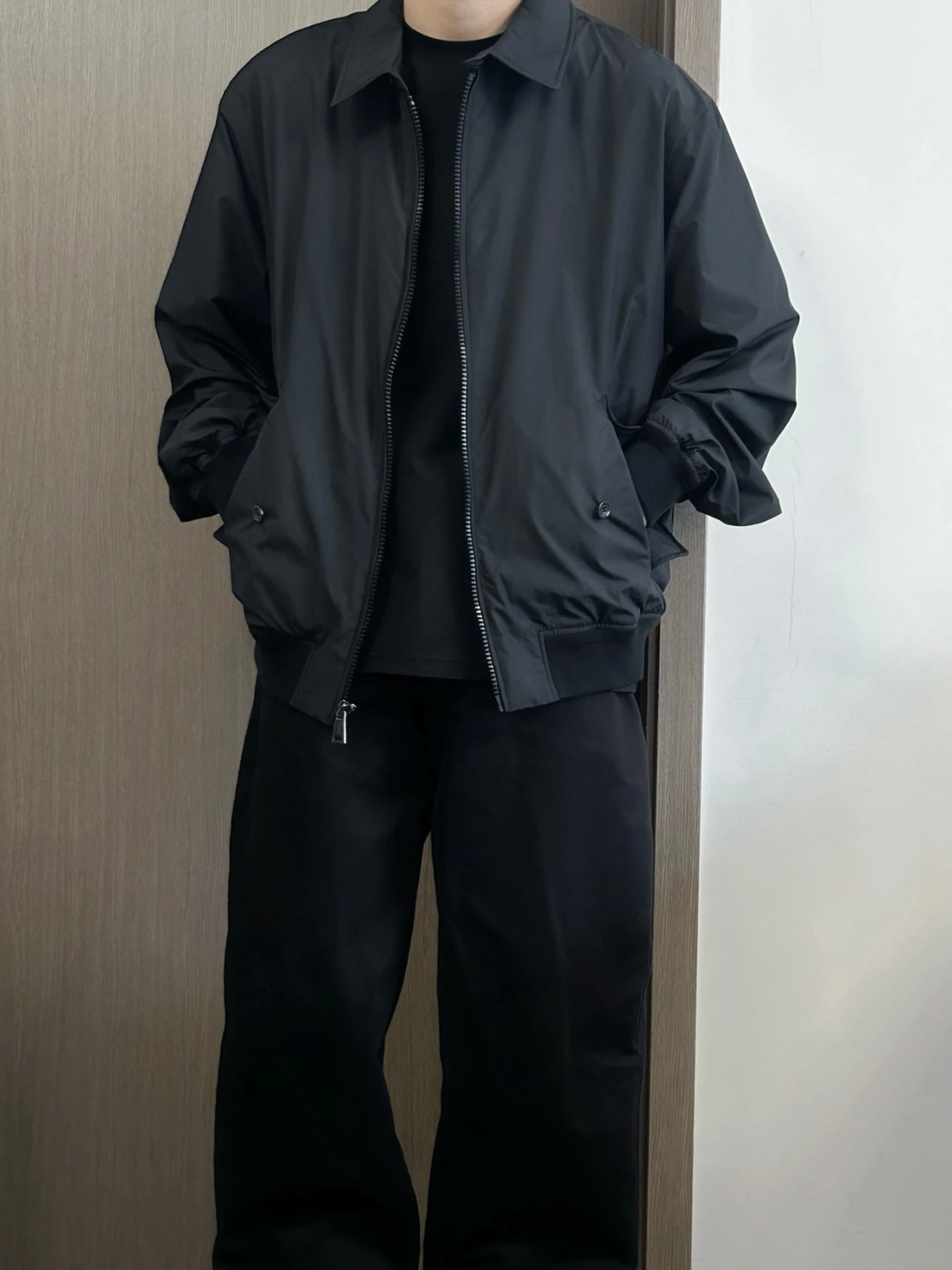 

Мужская повседневная деловая куртка Nonnod Small Mah Lingdon Jaet из полиэфирного волокна, складная, на молнии, с длинными рукавами