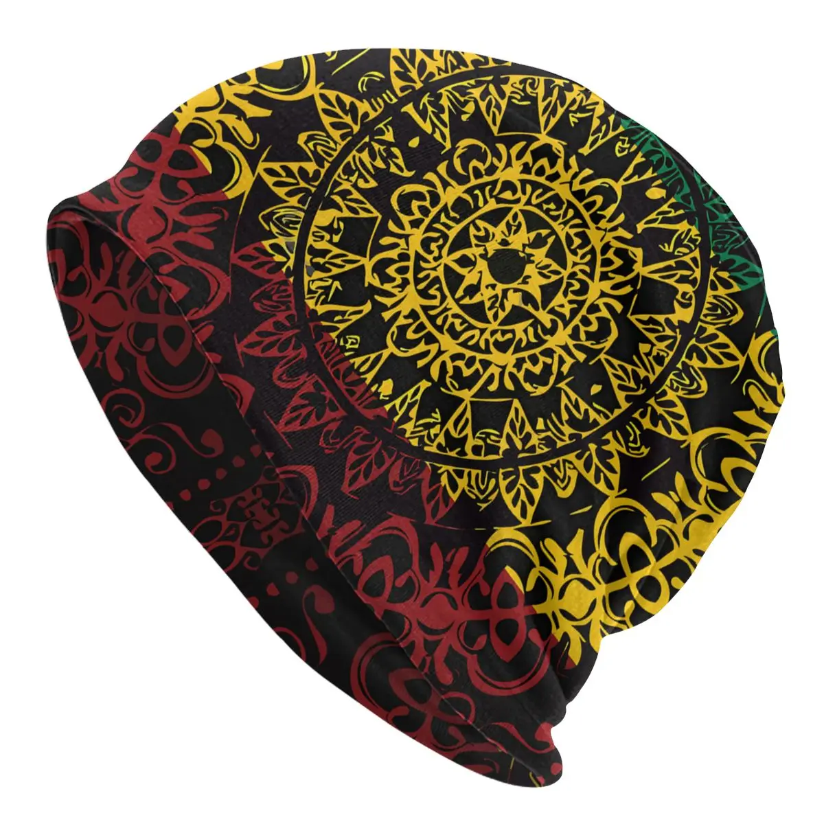 

Осенние женские тонкие облегающие шапки Rasta Paisley, двойные использованные женские шапки