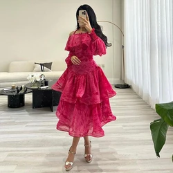Customized       s Tiered  Ball Gown Halter Bespoke Occasion  Ankle Length