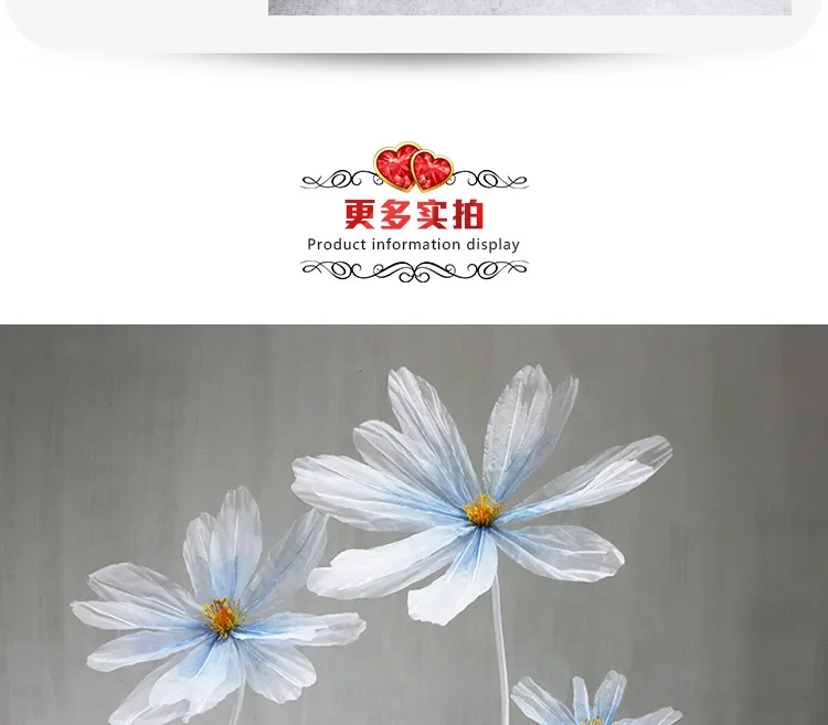 Große künstliche Seiden-Gänseblümchen in Großpackung für Hochzeits-Tischdekoration, Heim- und Gartenpartys sowie Fensterdekoration – Detail 11