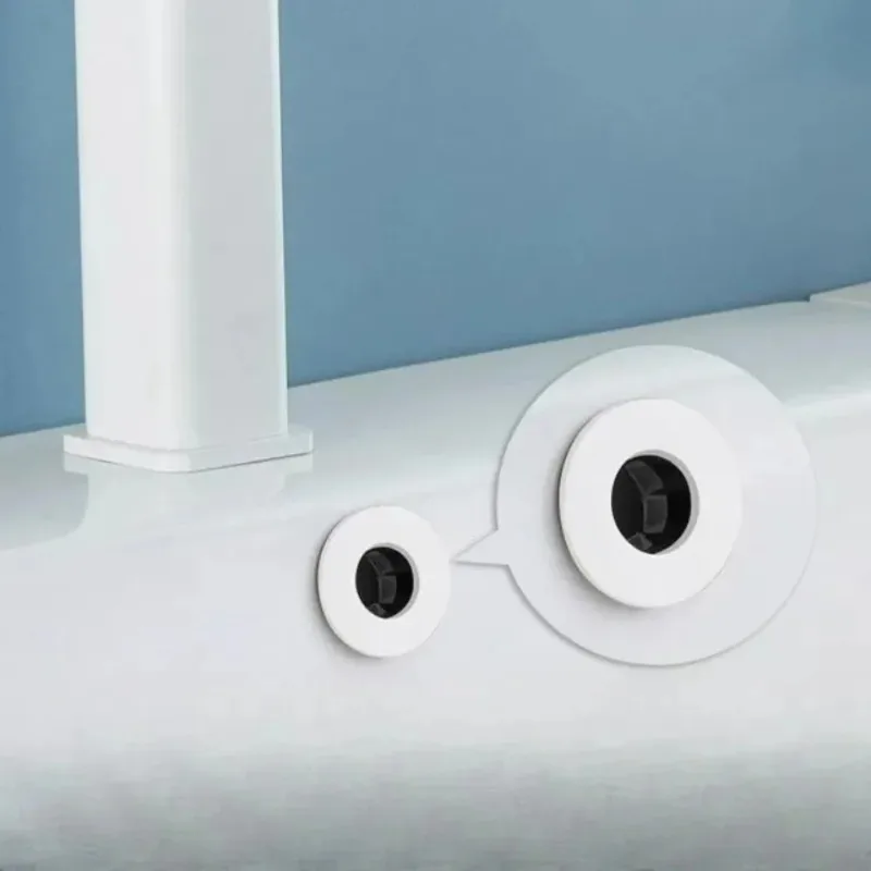 

22-24mm Electroplated Overflow Ring Plastic Basin Trim Cap for Bathtub & Lavabo Drain Gang Cover Bathroom Sink Hole Cover 2PCs