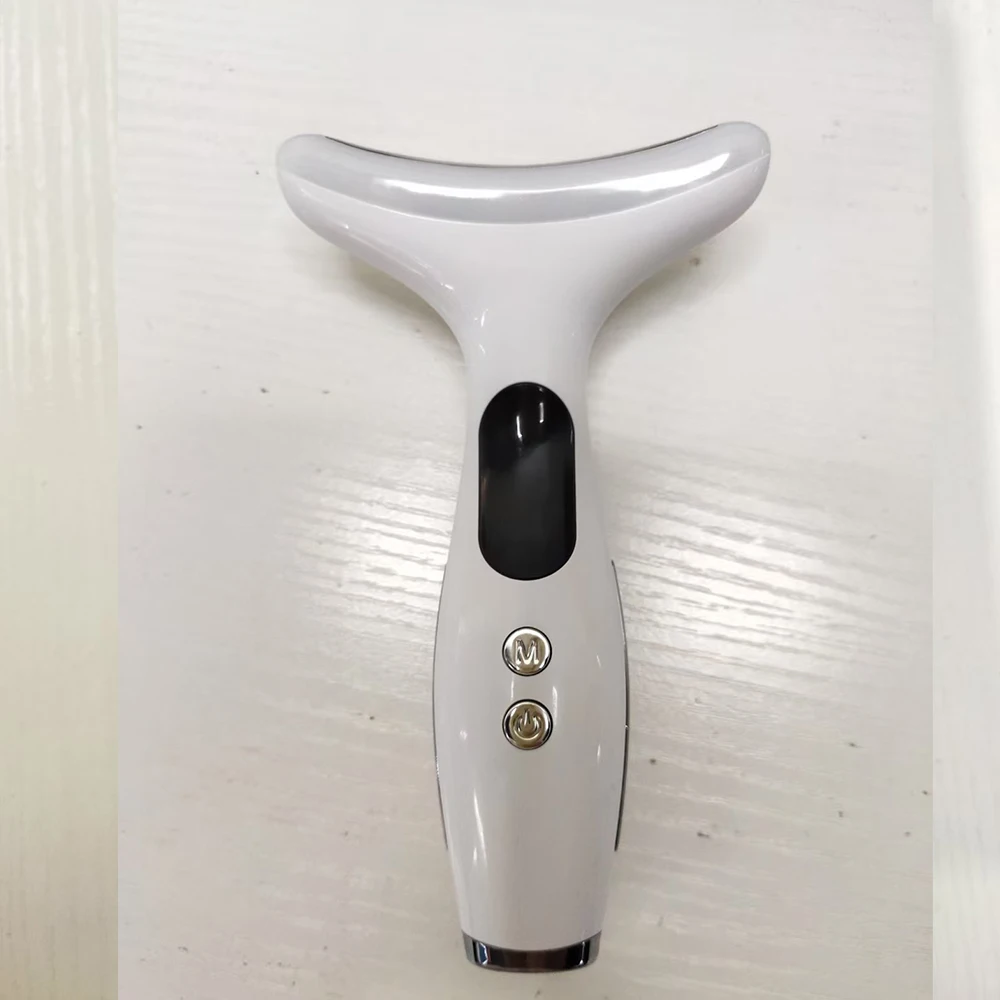 جهاز تجميل الوجه والرقبة EMS مكركرنت آلة شد الوجه الاهتزاز LED مدلك الوجه مزيل الذقن المزدوج أدوات العناية بالبشرة #1