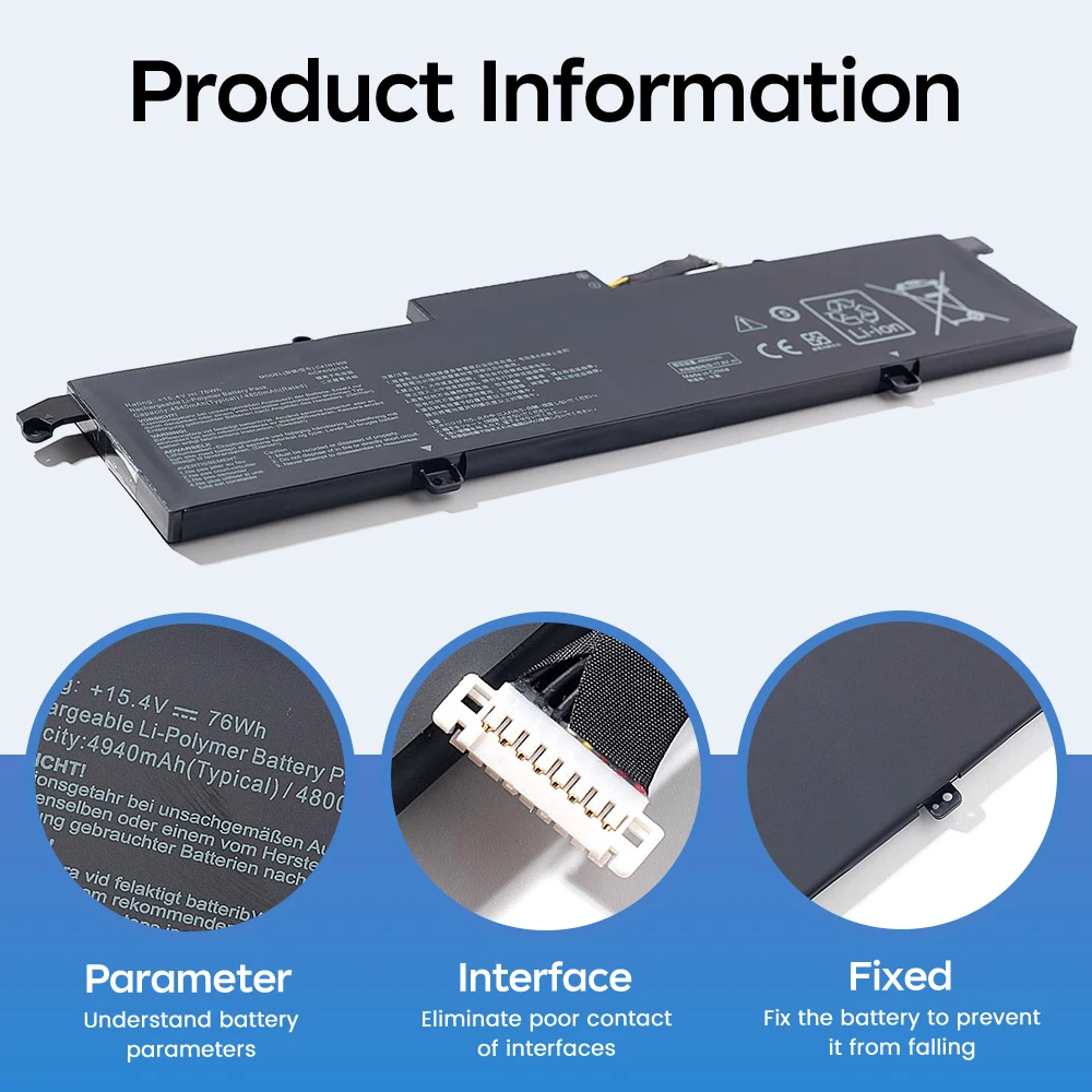 C41N1908 0B200-03610000 Battery For Asus RoG Zephyrus G14 GA401 GA401II GA401IU GA401IV GA401IH GA401QE GA401QM GA401Q