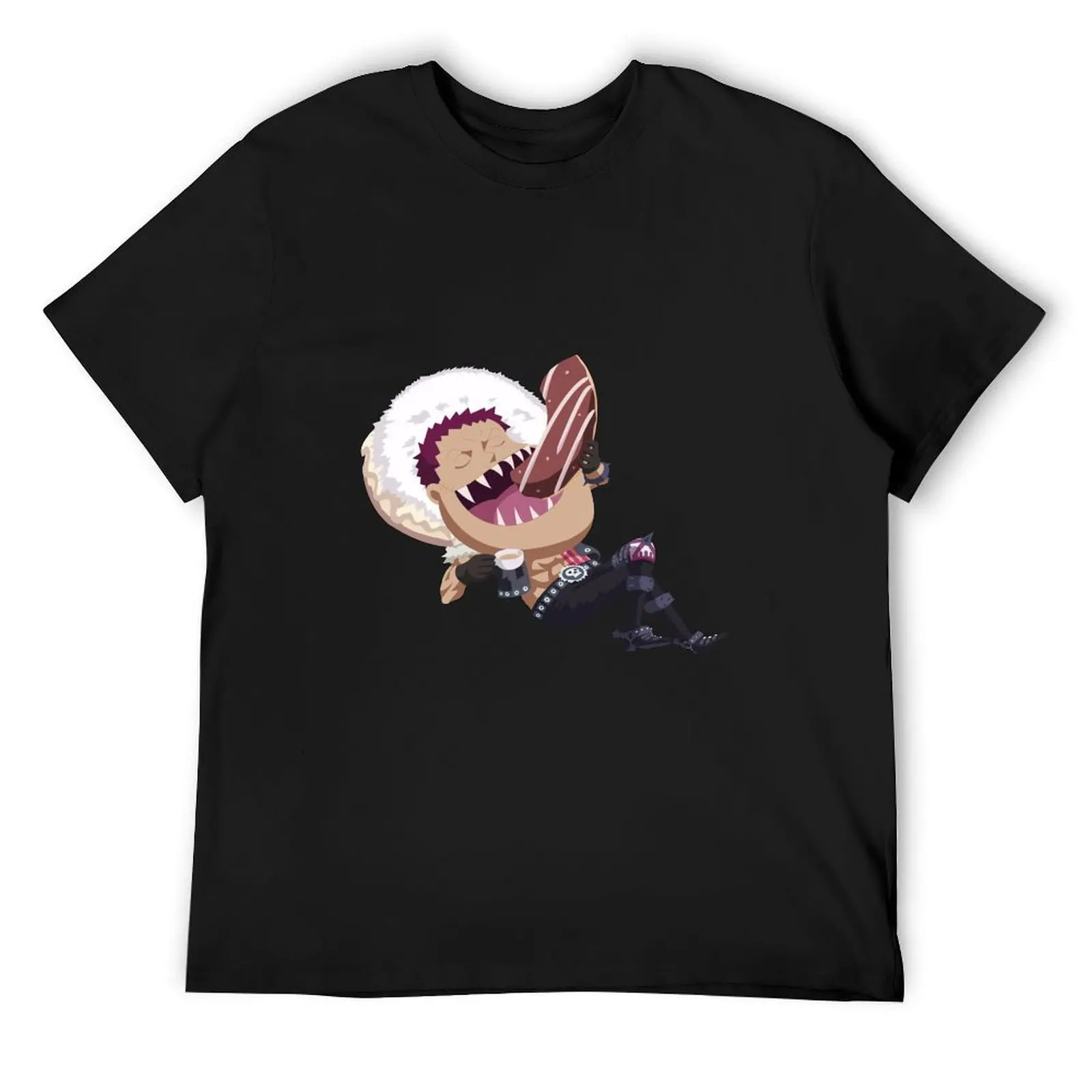 

Charlotte Katakuri Eating Donuts T-Shirt Aesthetic clothing Blouse funny gifts mens shirts graphic tee