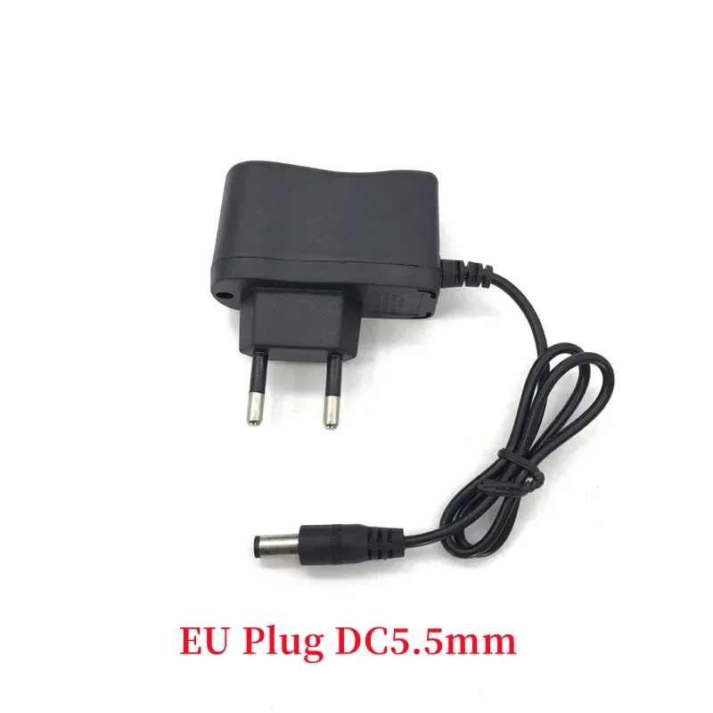 EU/US Charger DC4.2V 3.5/5.5mm Flashlight Power Supply Charger 3.7V 500mA AC Smart Power Adapter 18650 Lithium Battery Charger