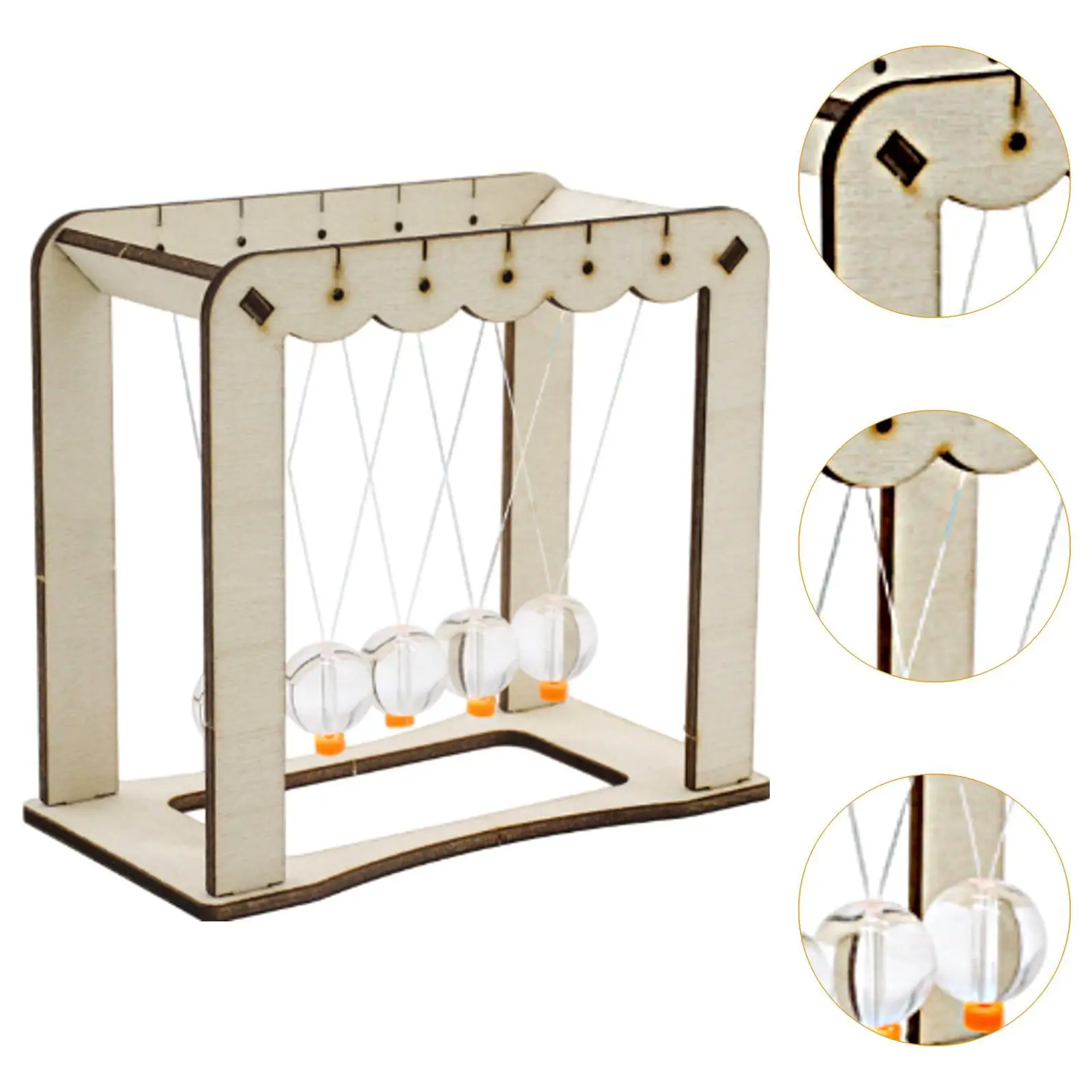 كرات توازن المهد من نيوتن، تجميع ذاتي الصنع لغرفة نوم المراهقين والكبار #5