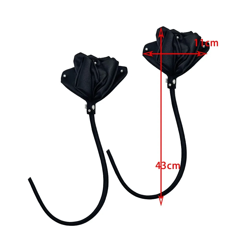 Модная одежда из органзы с вышивкой, аксессуары с цветами, черно-белое платье, сделай сам, декоративное украшение на грудь, цветочное платье